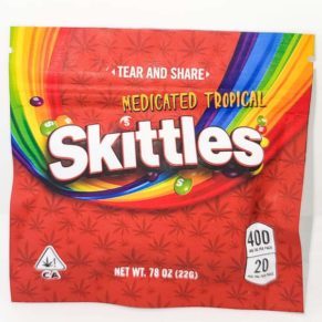Medicated Tropical Skittles 400mg THC