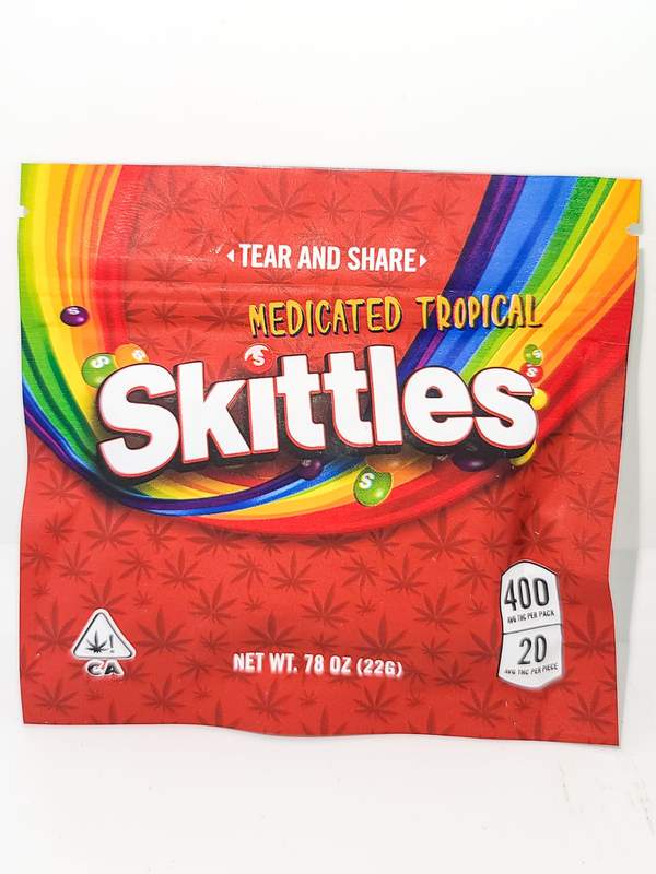 Medicated Tropical Skittles 400mg THC